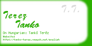 terez tanko business card